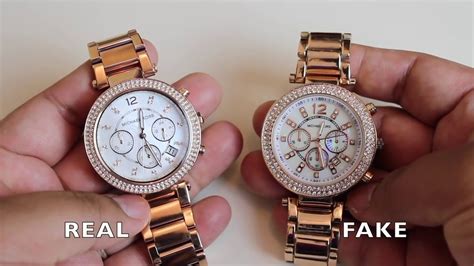 real vs fake michael kors watch|michael kors bag original.